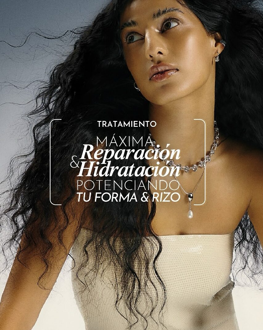 Tratamiento de máxima reparación y hidratación potenciando tu forma y rizo.